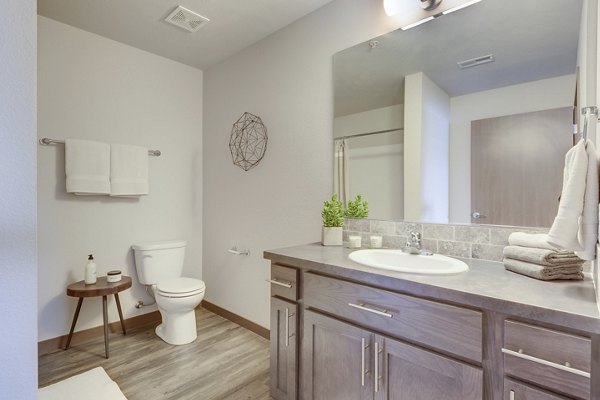 bathroom at Bella Tess Apartments