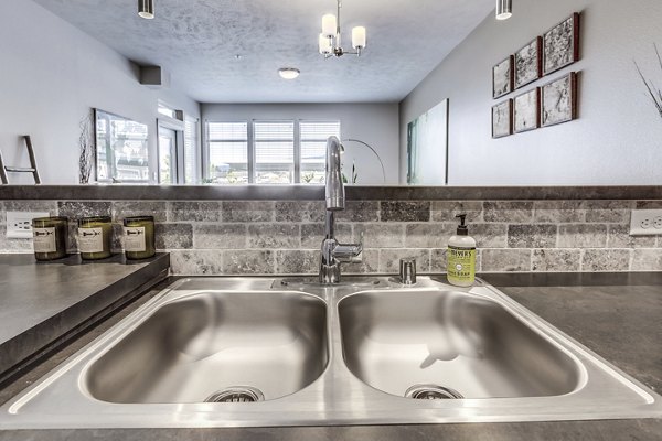 kitchen at Bella Tess Apartments