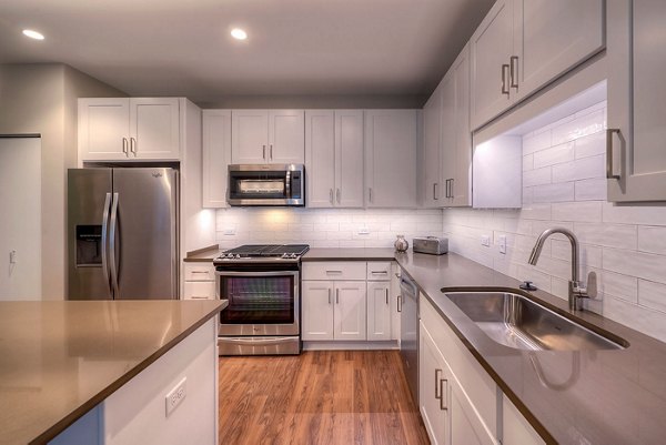 kitchen at Uptown La Grange Apartments