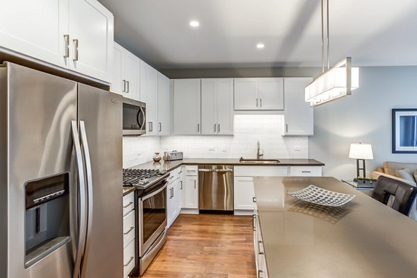 kitchen at Uptown La Grange Apartments