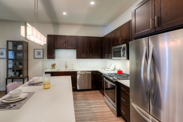 kitchen at Uptown La Grange Apartments
