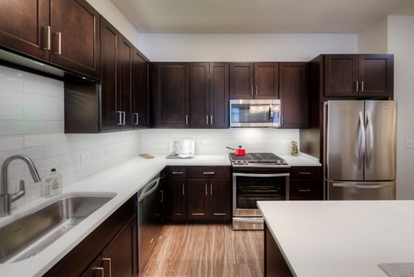 kitchen at Uptown La Grange Apartments