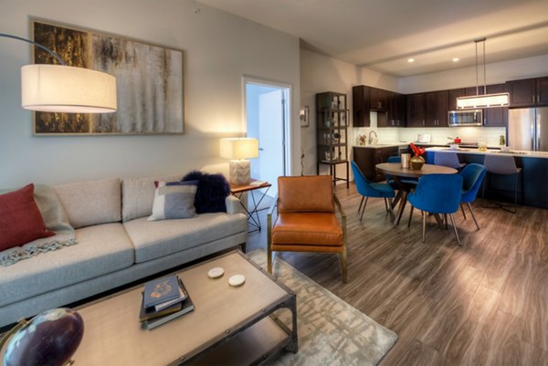 living room at Uptown La Grange Apartments