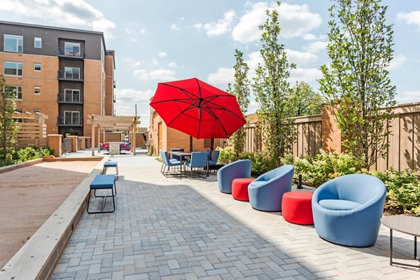 patio at Uptown La Grange Apartments