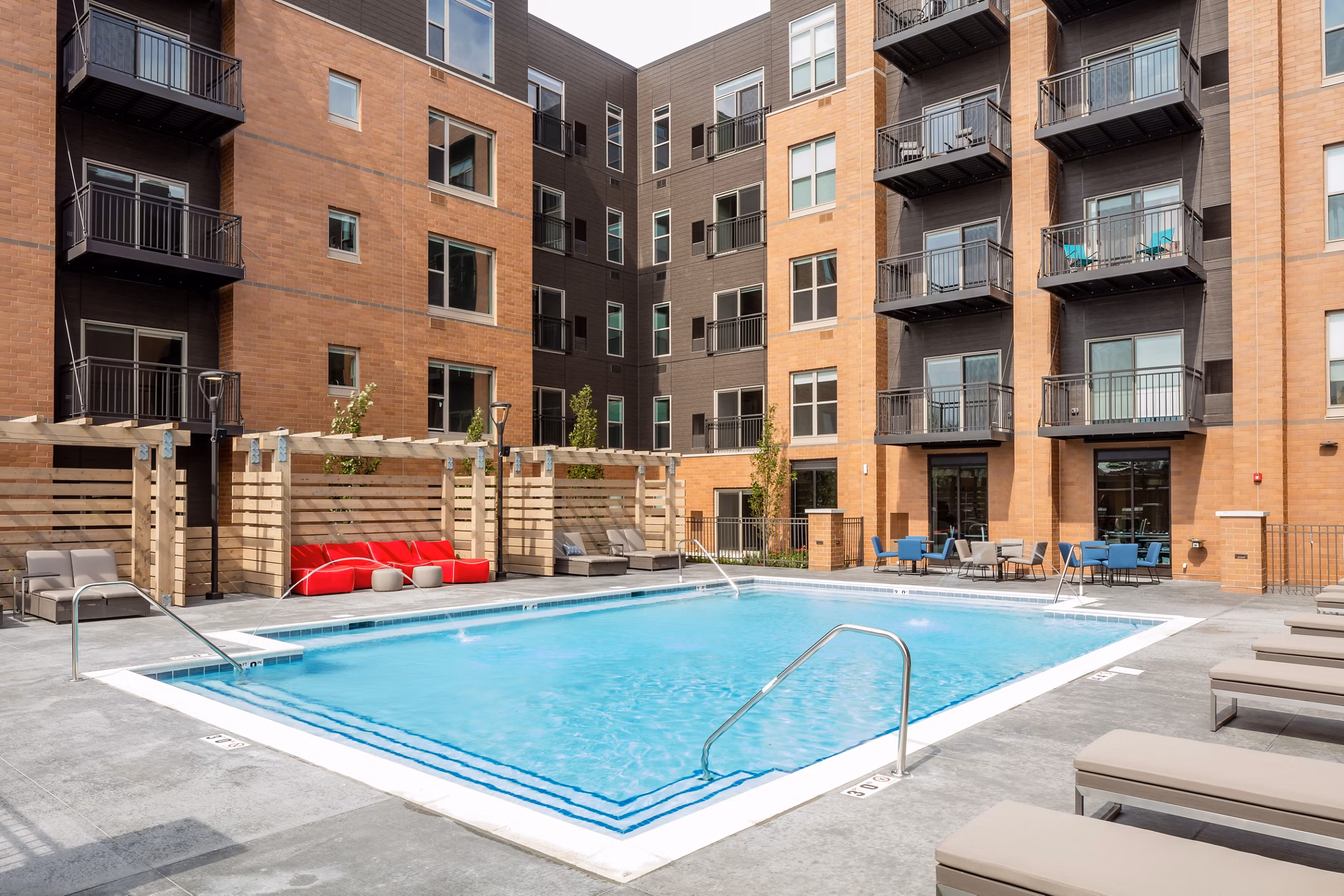 pool at Uptown La Grange Apartments