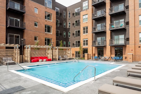 pool at Uptown La Grange Apartments