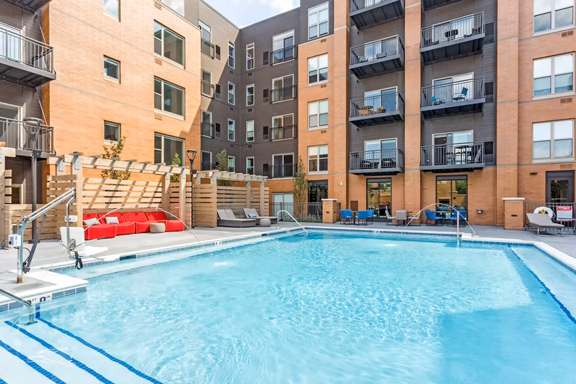 pool at Uptown La Grange Apartments