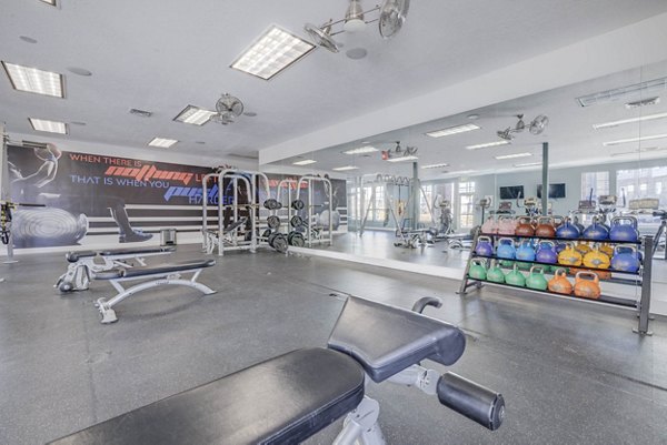 fitness center at Rockledge at Quarry Bend Apartments