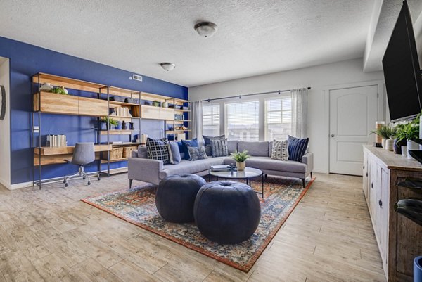 living room at Rockledge at Quarry Bend Apartments