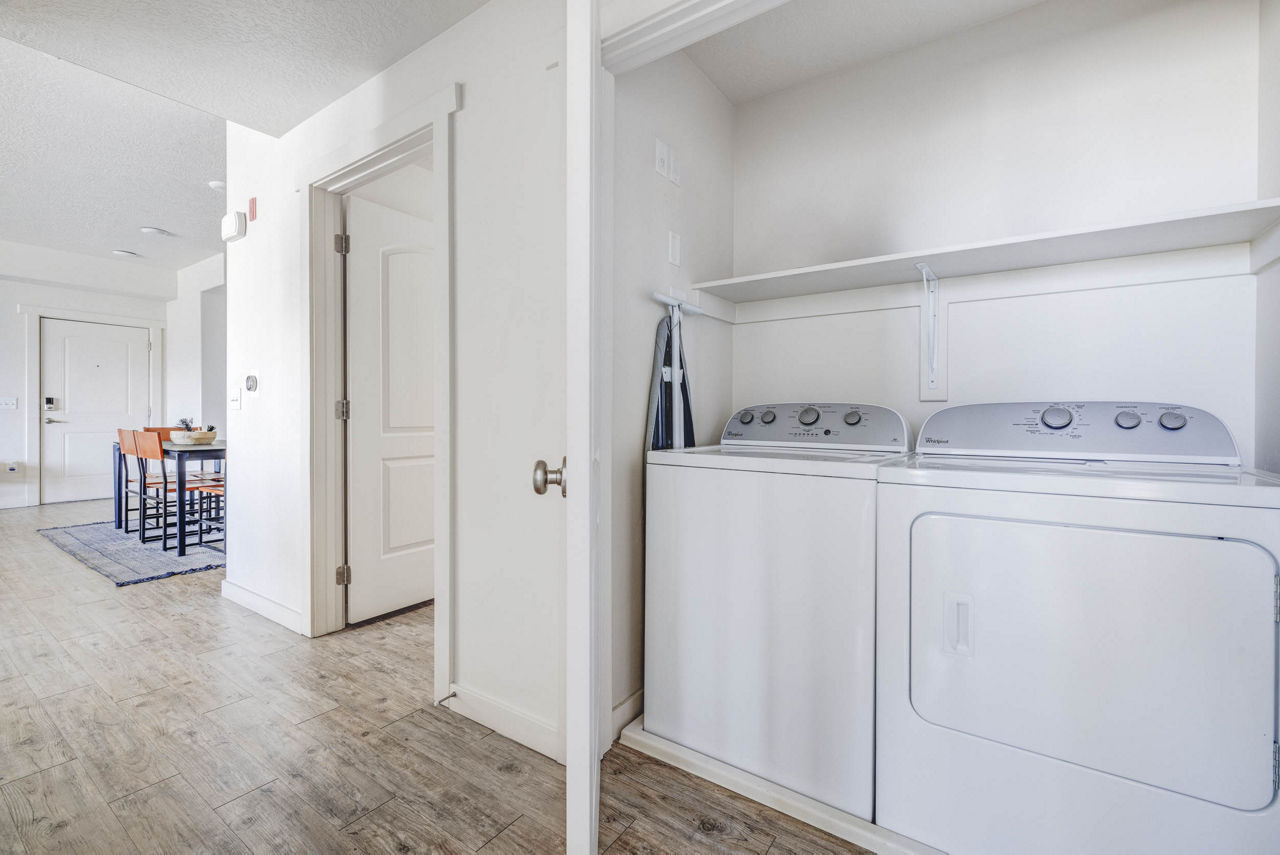 Laundry room at Rockledge At Quarry Bend Apartments