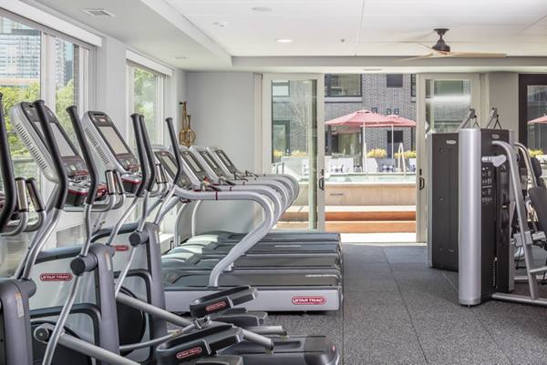 fitness center at Maverick Apartments