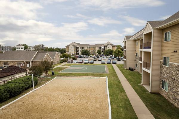 sport court at Outpost at Waco Apartments