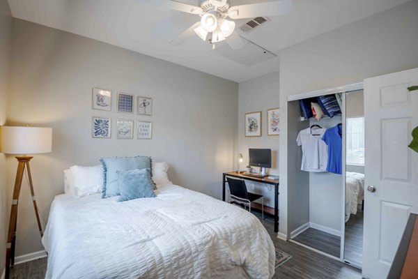 bedroom floorplans for Outpost at Waco Apartments