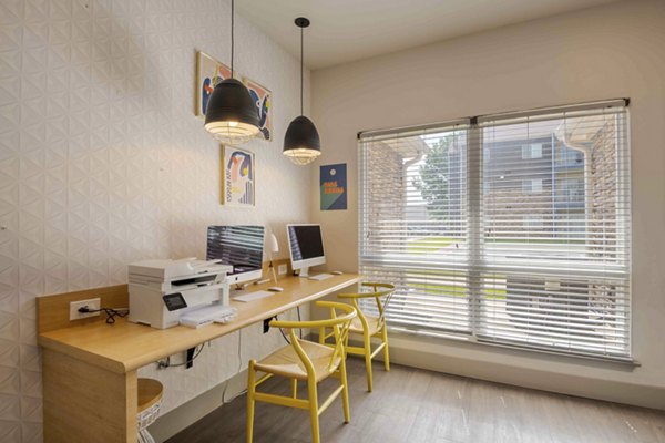 study area at Outpost at Waco Apartments