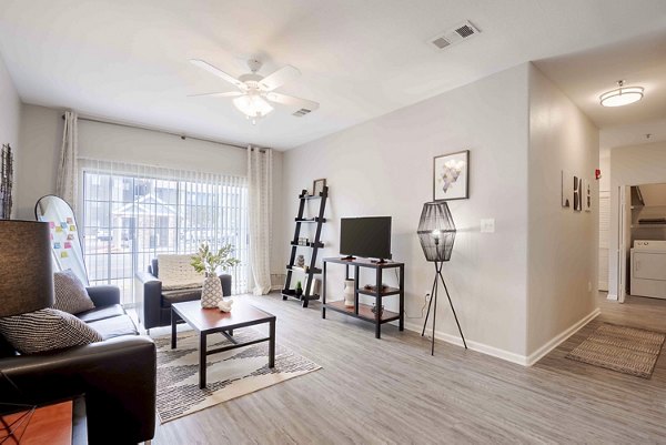 living room floorplans for Outpost at Waco Apartments