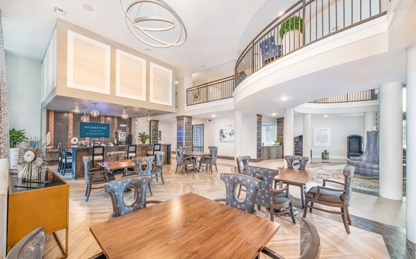 Elegant clubhouse with modern amenities at Overture Crabtree Apartments