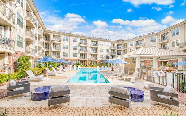 Saltwater pool at Overture Crabtree Apartments Raleigh