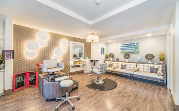 Luxurious spa at Overture Crabtree Apartments: Relaxing oasis with modern amenities for ultimate comfort