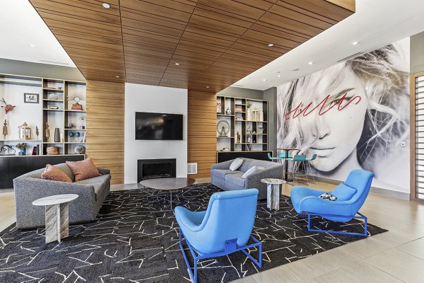 clubhouse at The Henri at Pike & Rose Apartments