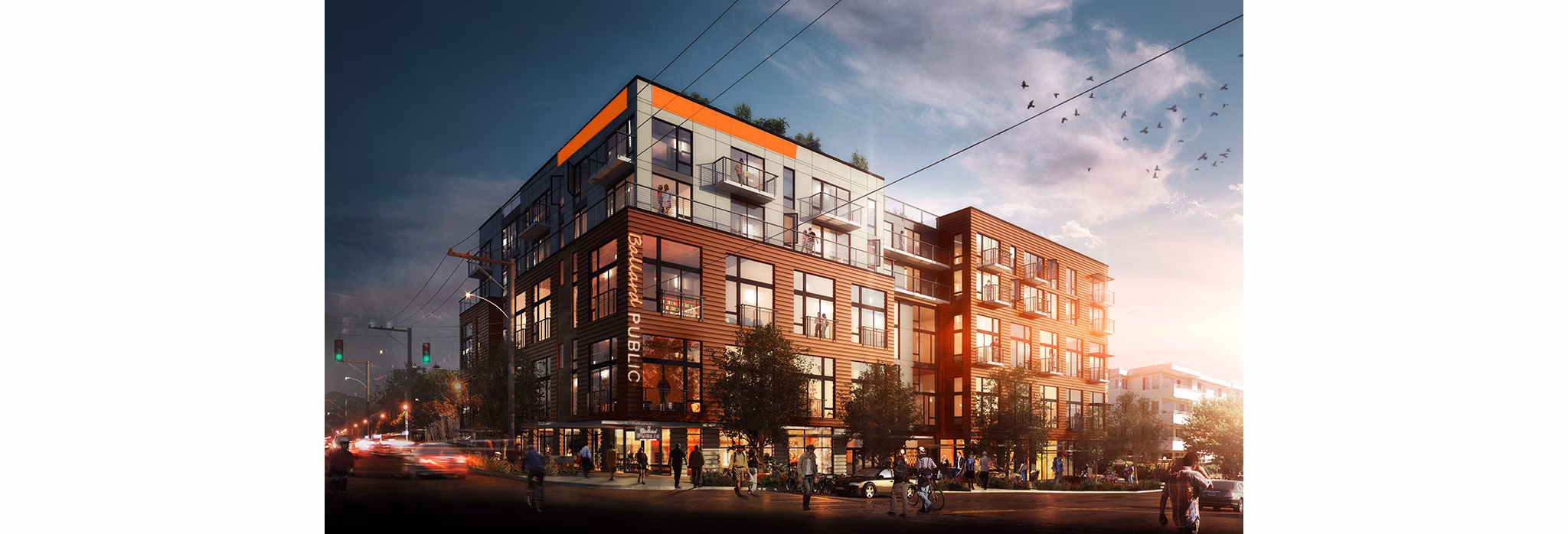 Ballard Public Lofts & Market: Contemporary of luxury apartments in the vibrant Ballard neighborhood