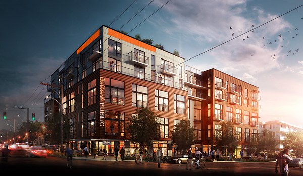 Ballard Public Lofts & Market: Contemporary of luxury apartments in the vibrant Ballard neighborhood