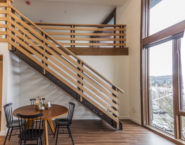 dining room at Ballard Public Lofts & Market Apartments
