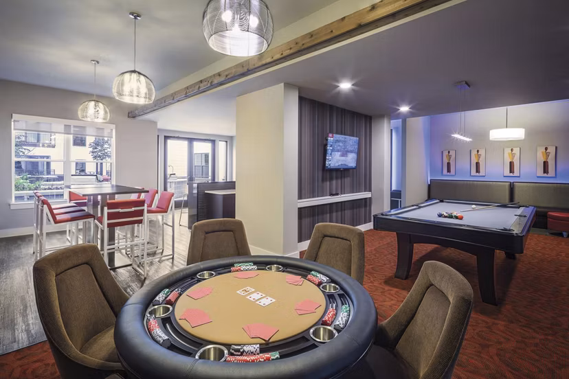 clubhouse at Loft One35 Apartments