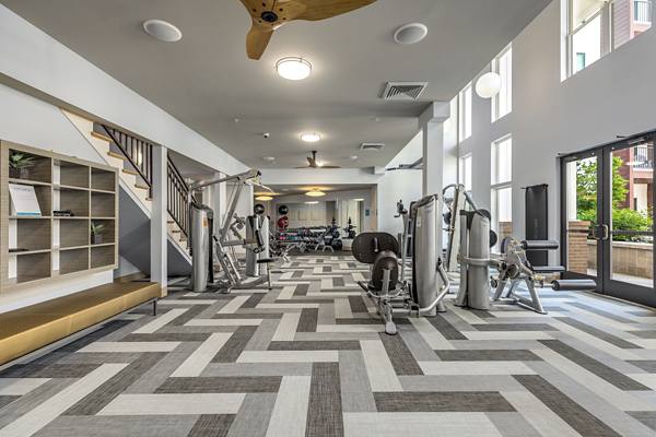 fitness center at Loft One35 Apartments