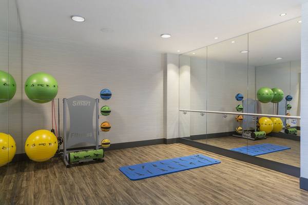 fitness center at Serenity Apartments