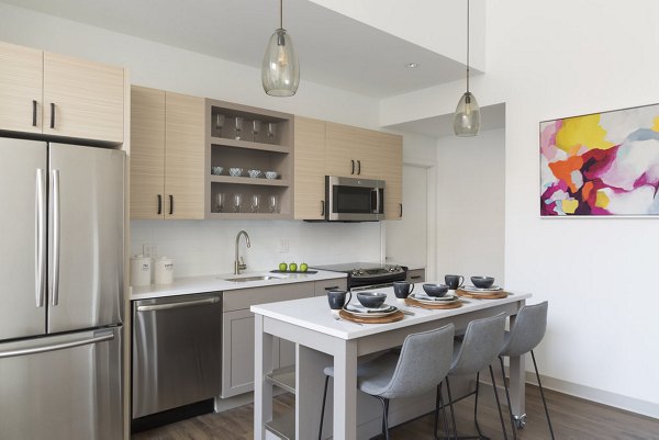 kitchen at Serenity Apartments