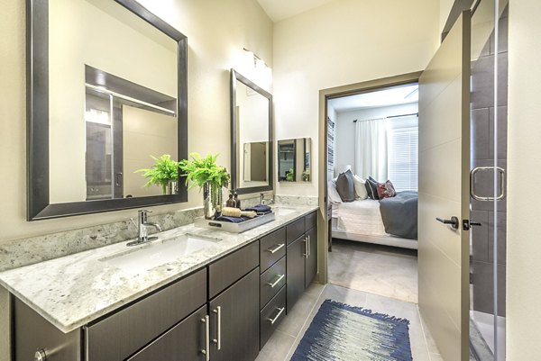 bathroom at Overture Highlands Apartments