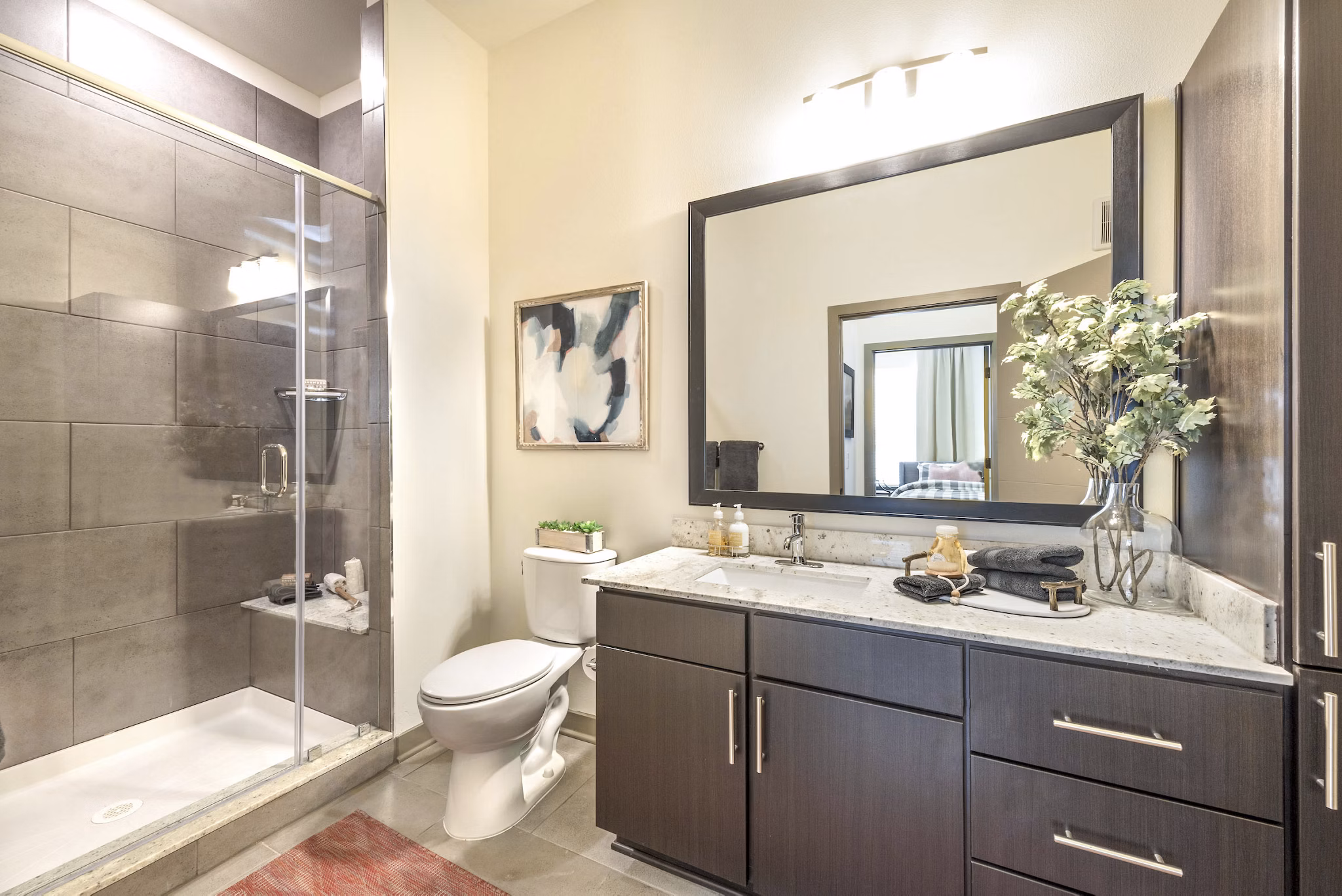 bathroom at Overture Highlands Apartments