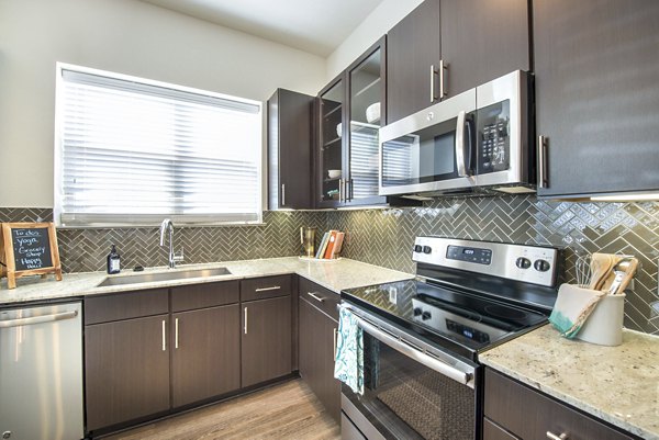 kitchen at Overture Highlands Apartments