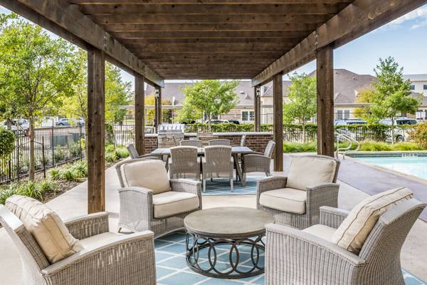 patio at Overture Highlands Apartments