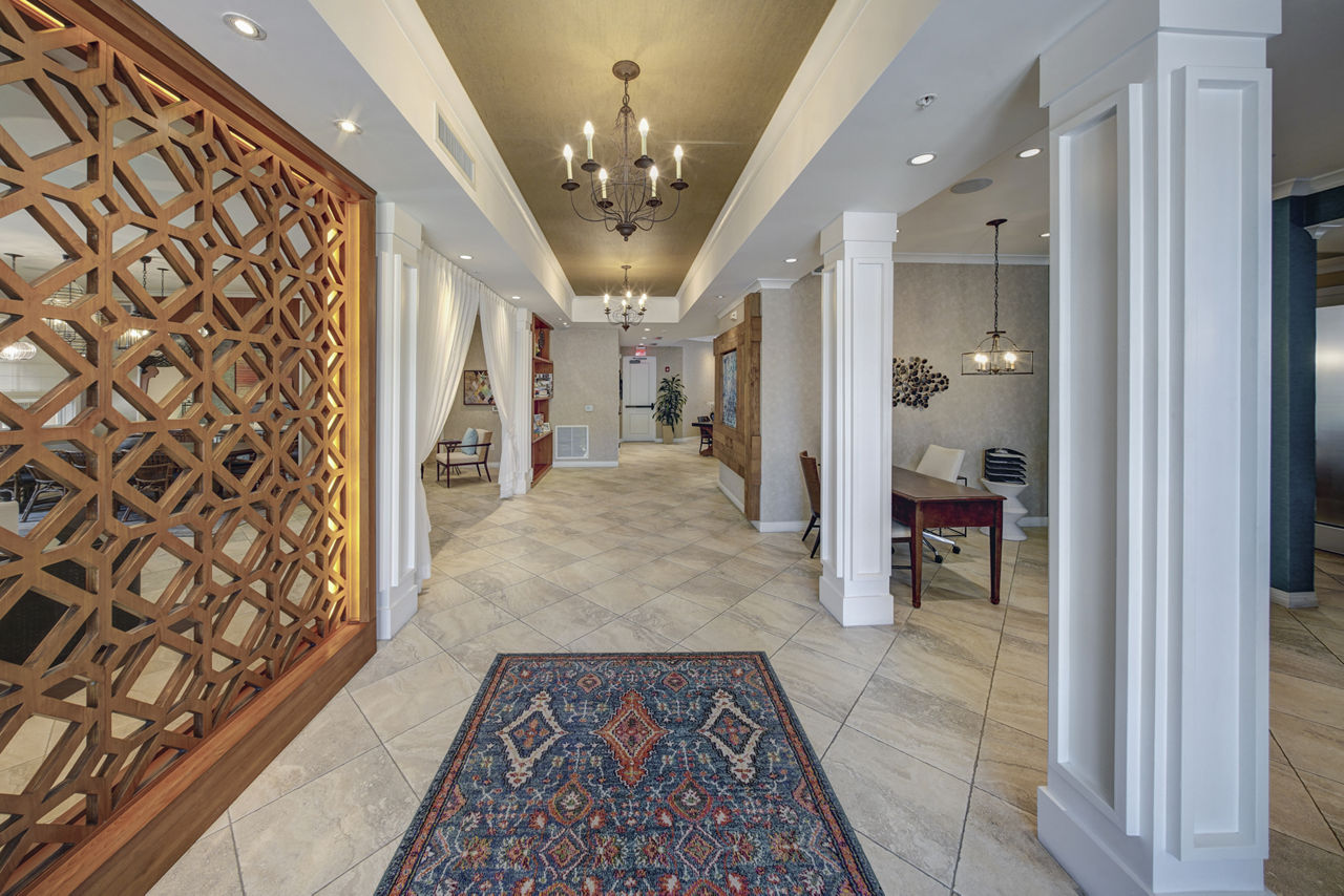 Lobby at Solle Davie Apartments