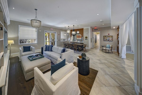 Modern clubhouse with sleek design at Solle Davie Luxury Apartments