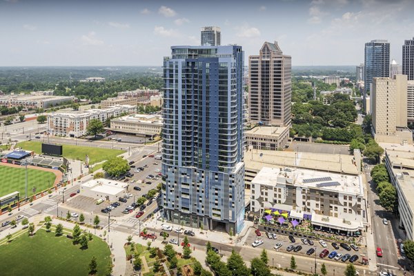 exterior at Ascent Uptown Apartments