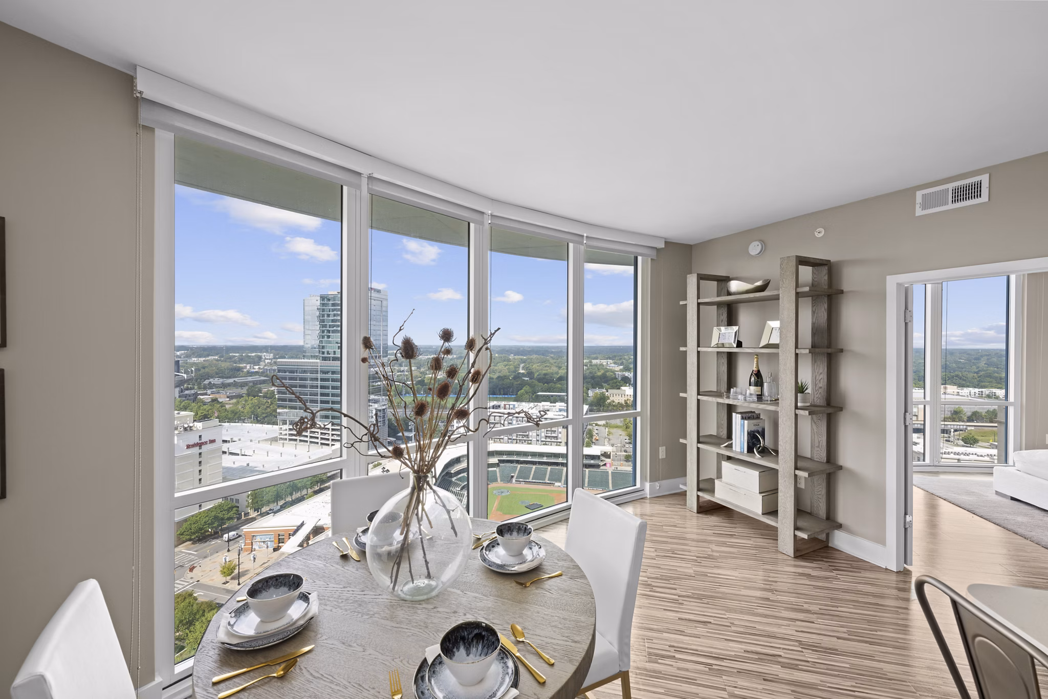 Dining Room at Ascent Uptown Apartments