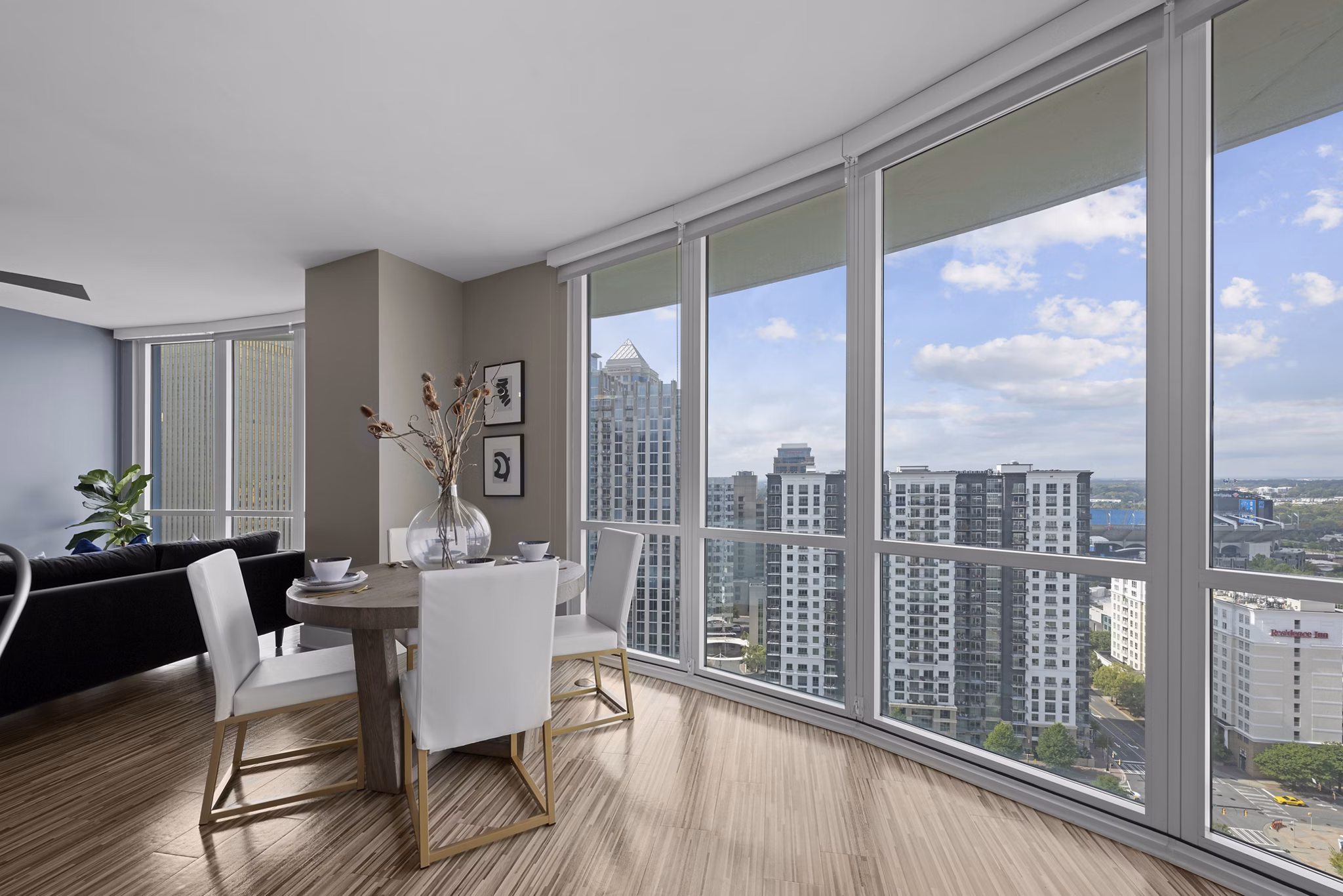 Dining Room at Ascent Uptown Apartments