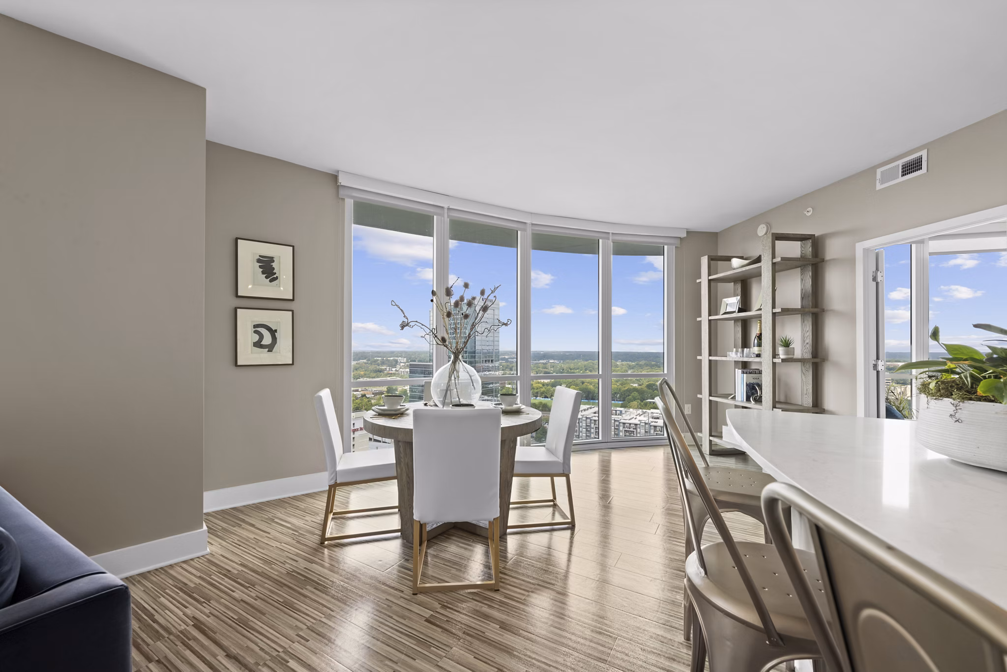 Dining Room at Ascent Uptown Apartments
