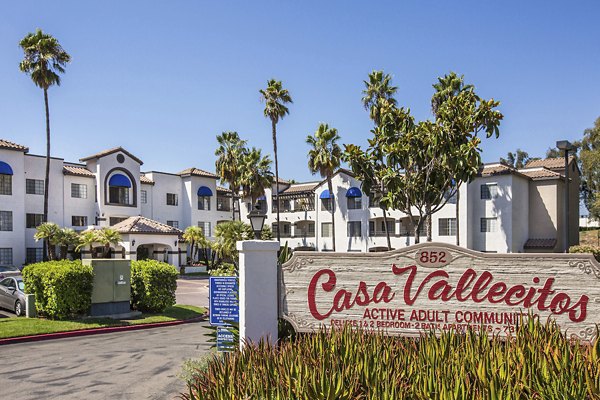 signage at Hacienda Vallecitos Apartments