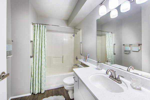 bathroom at Hacienda Vallecitos Apartments