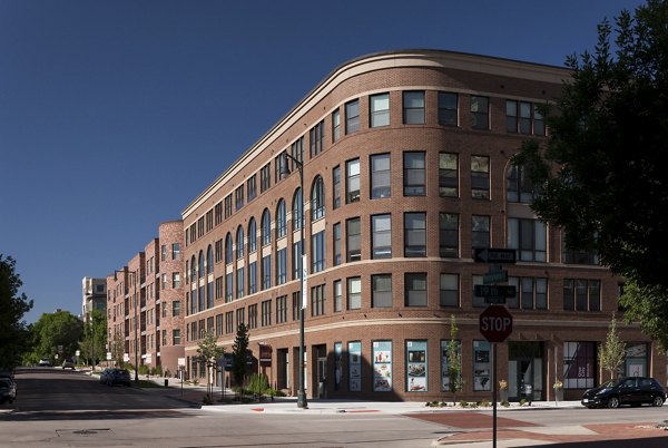 exterior at One City Block Apartments