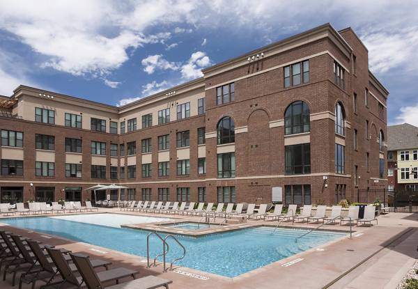 pool at One City Block Apartments