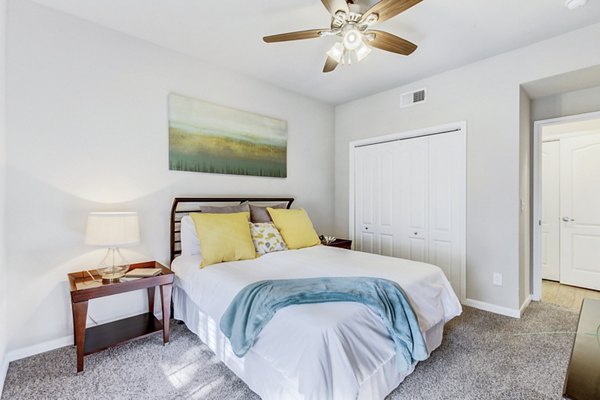 bedroom at Riviera at West Village Apartments 