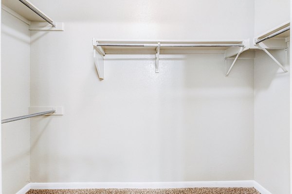 bedroom closet at Riviera at West Village Apartments