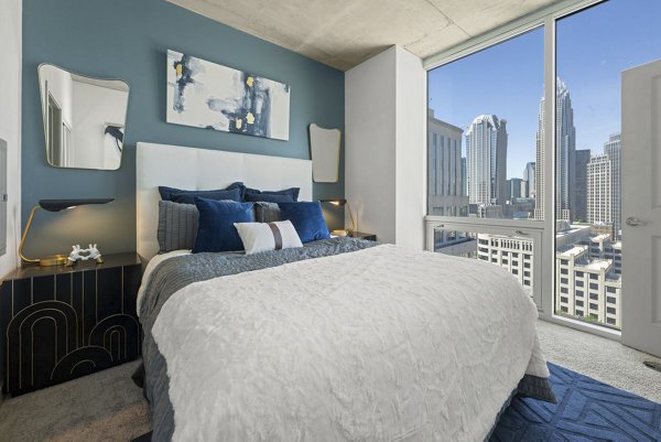 bedroom at Skyhouse Uptown North Apartments