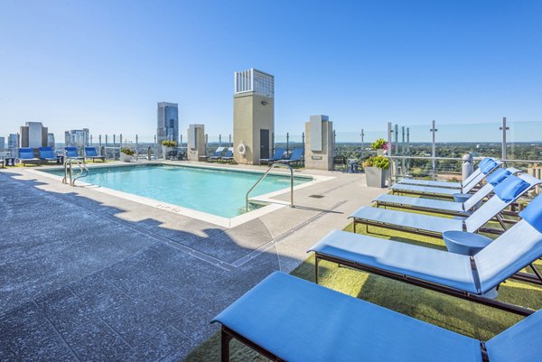 pool at Skyhouse Uptown South Apartments