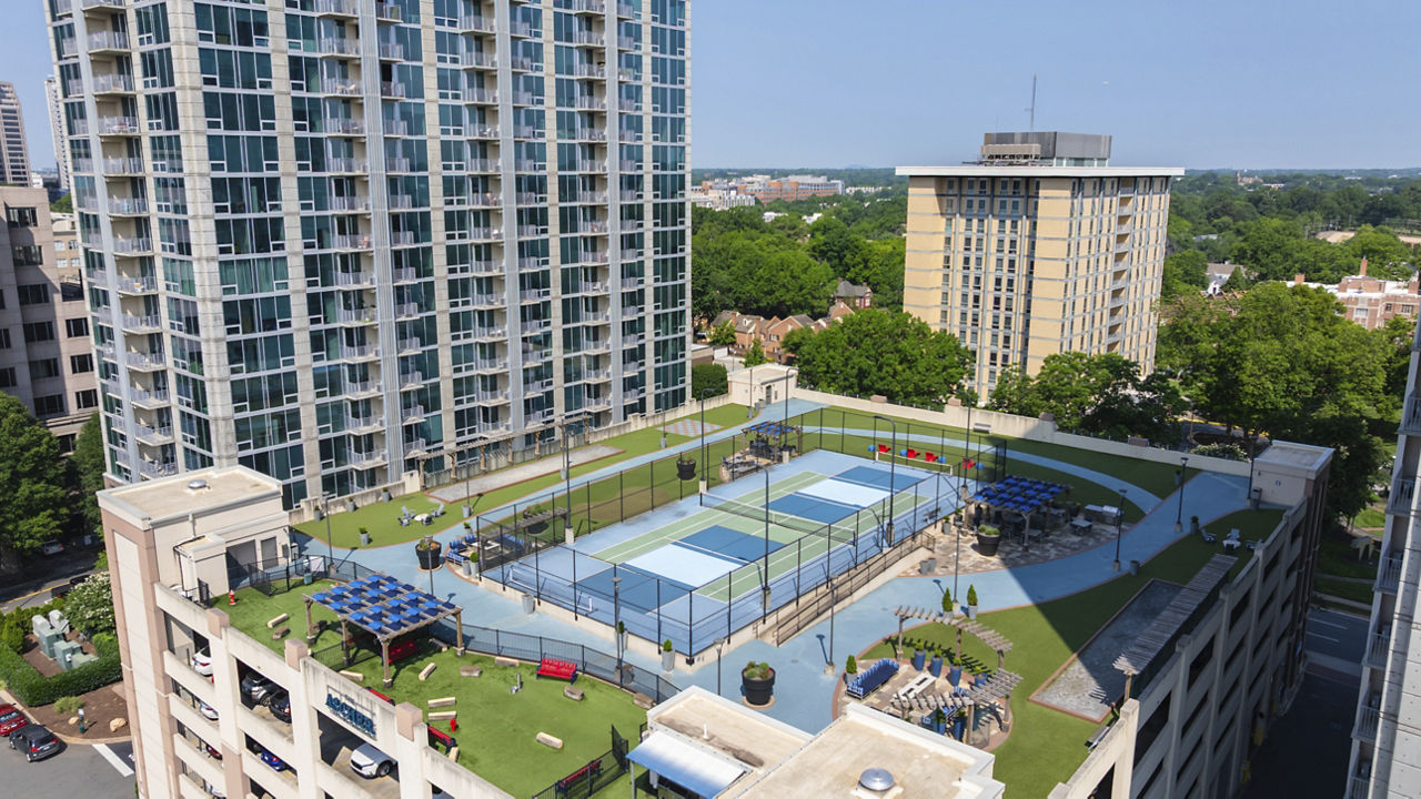 Roof deck at The Ascher Uptown Apartments (2 of 3)