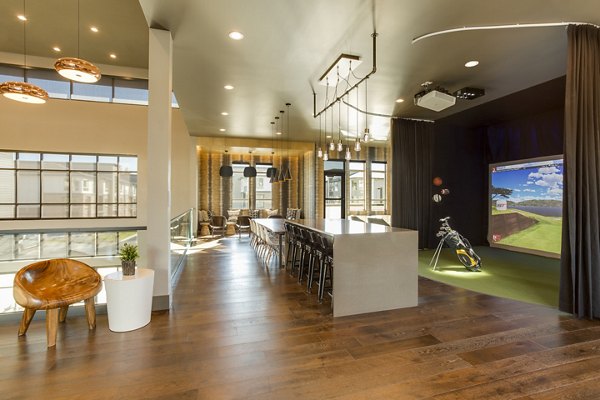 Solana Olde Town Station: Elegant clubhouse with modern design and amenities in luxury apartments community